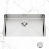 Evier sous-plan inox nid d'abeille VIBRATO Luisina 1 bac 770x450 mm