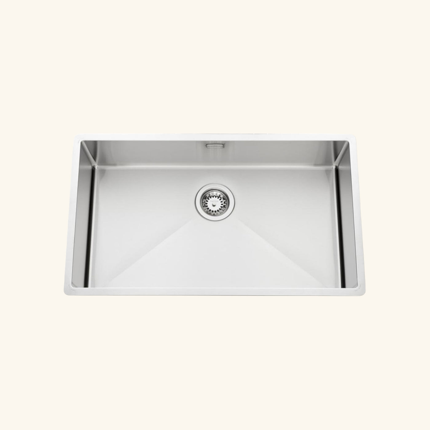 Evier sous-plan inox nid d'abeille VIBRATO Luisina 1 bac 770x450 mm