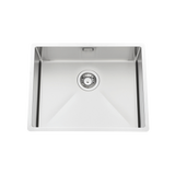 Vidage manuel 1 bac CUIPD245 pour évier inox Luisina VIBRATO - Siphon gain de place