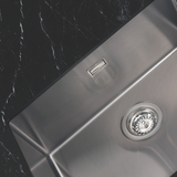 Vidage manuel 1 bac CUIPD245 pour évier inox Luisina VIBRATO - Siphon gain de place