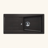 Vidage automatique gain de place 1 bac CUIPD013 pour évier granit - Siphon gain de place