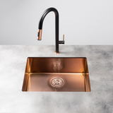 Évier inox cuivre Luisina PANDORE 1 bac 570x450