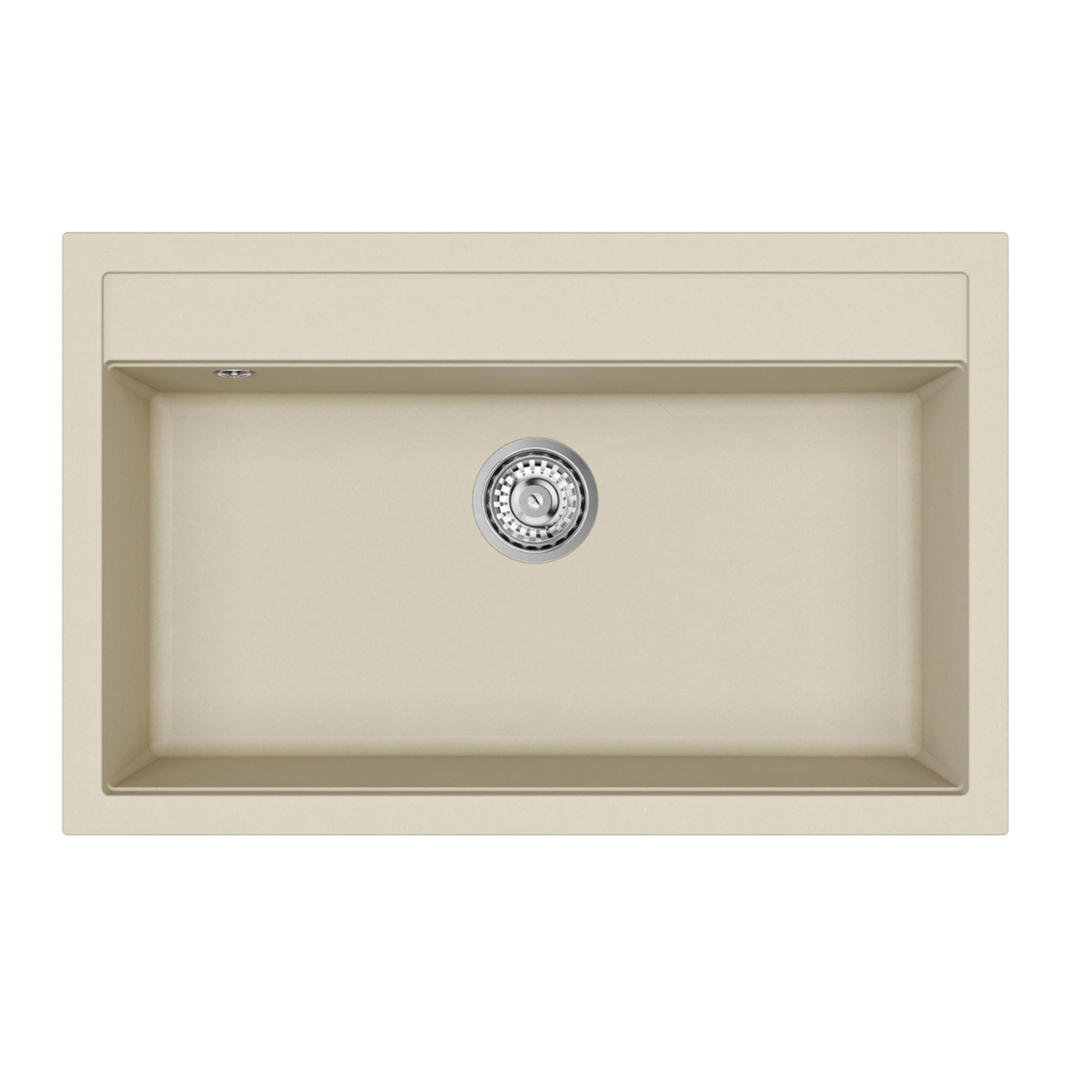 Évier granit beige Helika QUADRO 1 bac