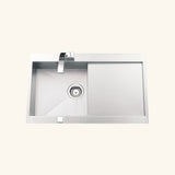 Vidage automatique gain de place 1 bac CUIPD033 pour évier inox RIKAS - Siphon gain de place