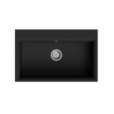 Évier granit noir Kümbad ROMY 1 bac 79x50