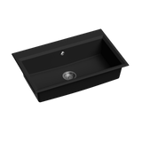 Évier granit noir Kümbad ROMY 1 bac 79x50