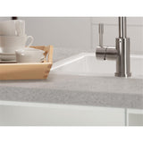 Evier céramique blanc Villeroy & Boch SUBWAY PURE 1 bac et demi - égouttoir gauche