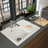 Vidage automatique 1 bac CUIPD269 / CUIPD017 pour évier V&B SUBWAY PURE - Siphon gain de place