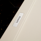 Évier granit beige Luisina TAM TAM 2 bacs 1 égouttoir