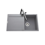 Évier granit gris Luisina TAM TAM 1 bac 1 égouttoir