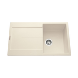 Évier granit beige Luisina TAM TAM 1 bac 1 égouttoir