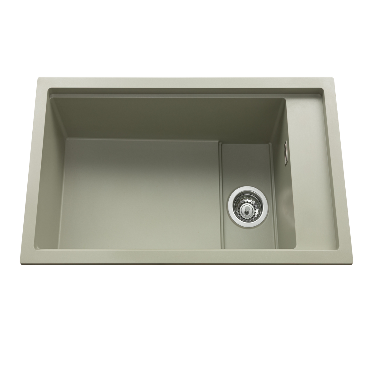 Évier sous-plan granit vert sauge Luisina TOSCA 1 bac 780x460