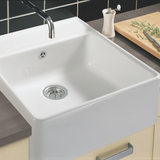 Evier timbre d'office Villeroy & Boch TRADITION céramique blanc Snow white 1 bac