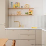 Évier résine blanc TUNIA 1 bac 1 égouttoir