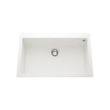 Évier granit blanc Luisina QUADRILLE 1 bac 794x504