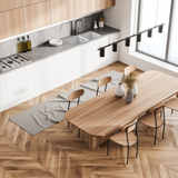 Évier sous-plan granit blanc Luisina QUADRILLE 2 bacs