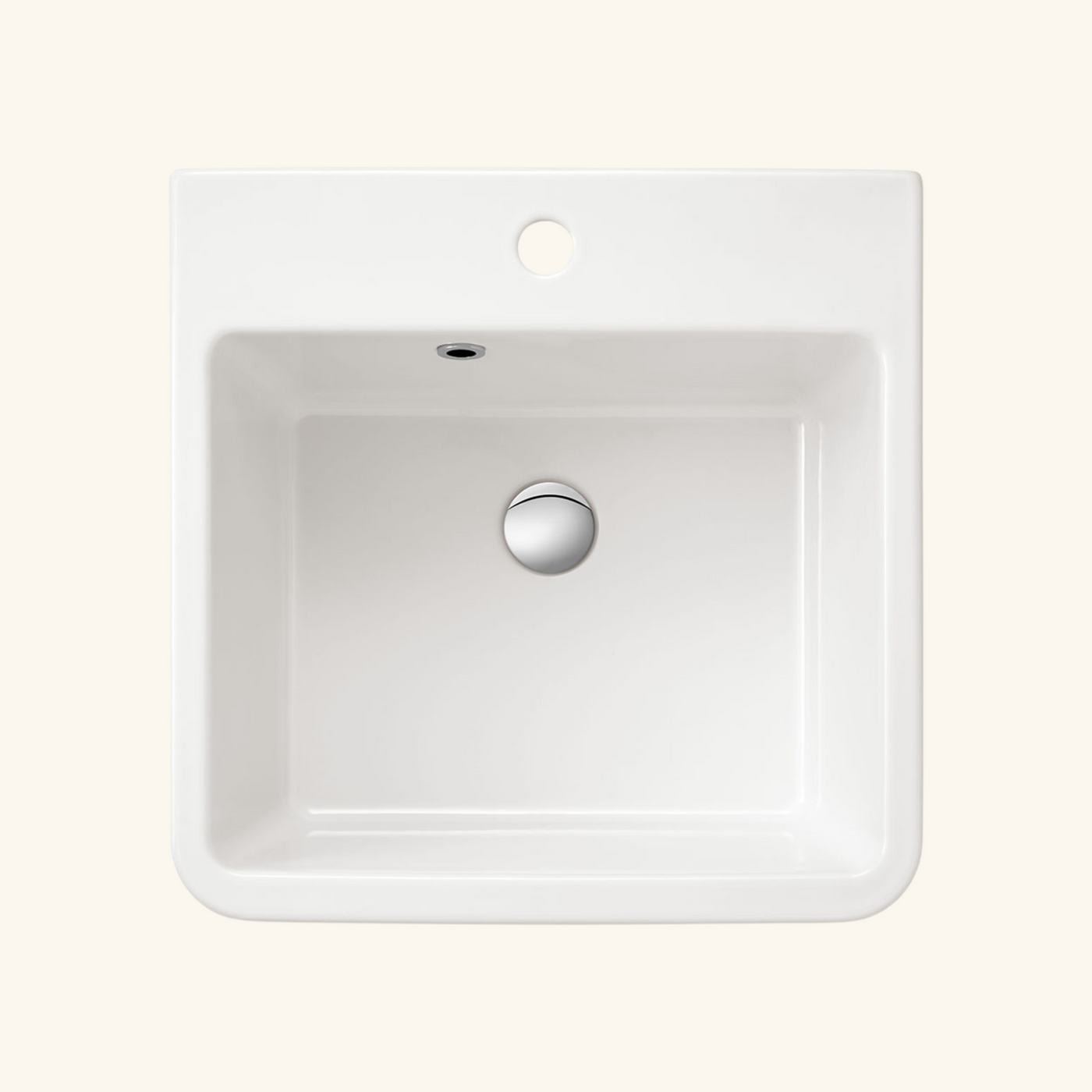 Évier bac à laver céramique blanc Sanindusa UTILITY 510x500
