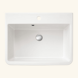 Évier bac à laver céramique blanc Sanindusa UTILITY 660x501