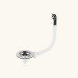 Évier rond céramique blanc Sanindusa VALET 1 bac 44.5 cm