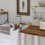 Évier timbre d'office céramique Sanindusa BELFAST blanc 1 bac