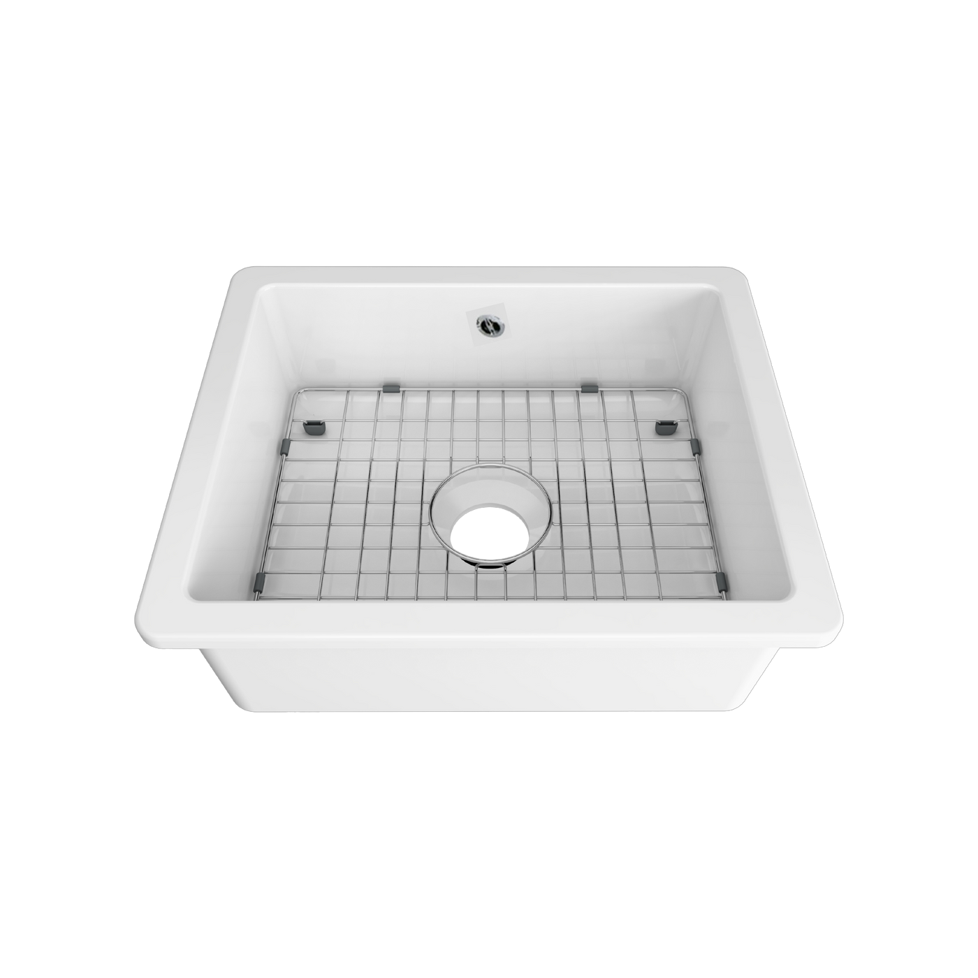 Evier céramique blanc VitrA ARKITEKT 1 bac