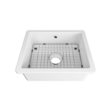 Evier céramique blanc VitrA ARKITEKT 1 bac
