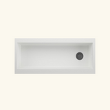 Évier granit blanc Kümbad YUNA 1 très grand bac sans égouttoir