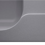 Évier résine gris clair Ewi ZIGGY 1 bac 1 égouttoir