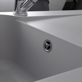 Évier résine gris clair Ewi ZIGGY 1 bac 1 égouttoir