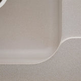 Évier résine beige moucheté Ewi ZIGGY 2 bacs 1 égouttoir