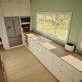 Évier granit blanc Schock ZINA 1 grand bac 838x530