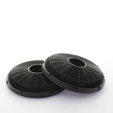 Lot 2 filtres charbon longue durée F009 Hotte Silverline HORIS / OSIRIS / OUREA / OLI / LUKO / NIX