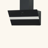 Hotte cuisine verticale Silverline ART verre noir 90 cm