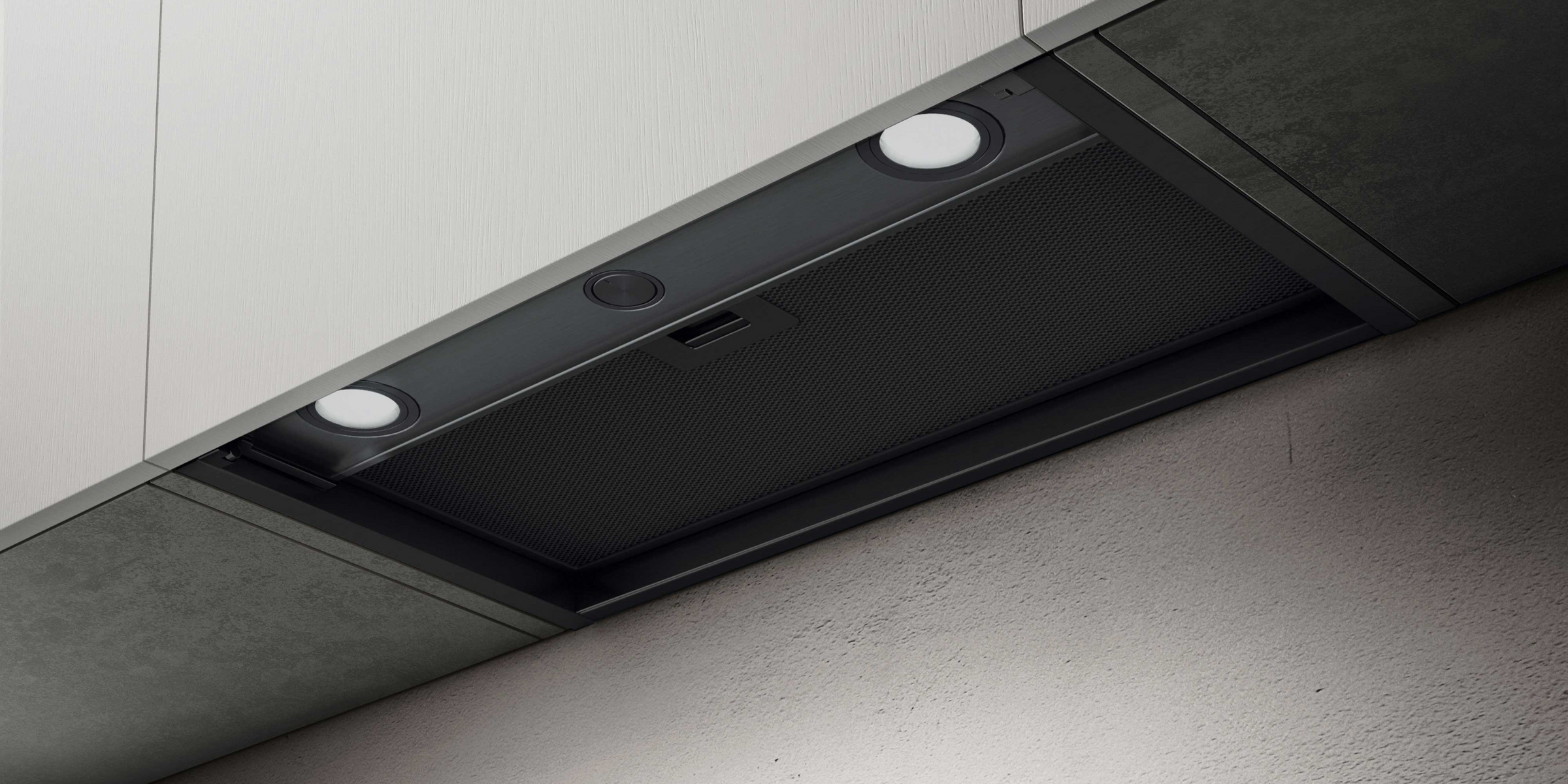 Hotte cuisine encastrable Elica BOXIN noir mat 60 cm, design discret et performant pour une ventilation efficace