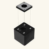 Hotte cuisine Silverline suspendue BRAGA noir 40 cm