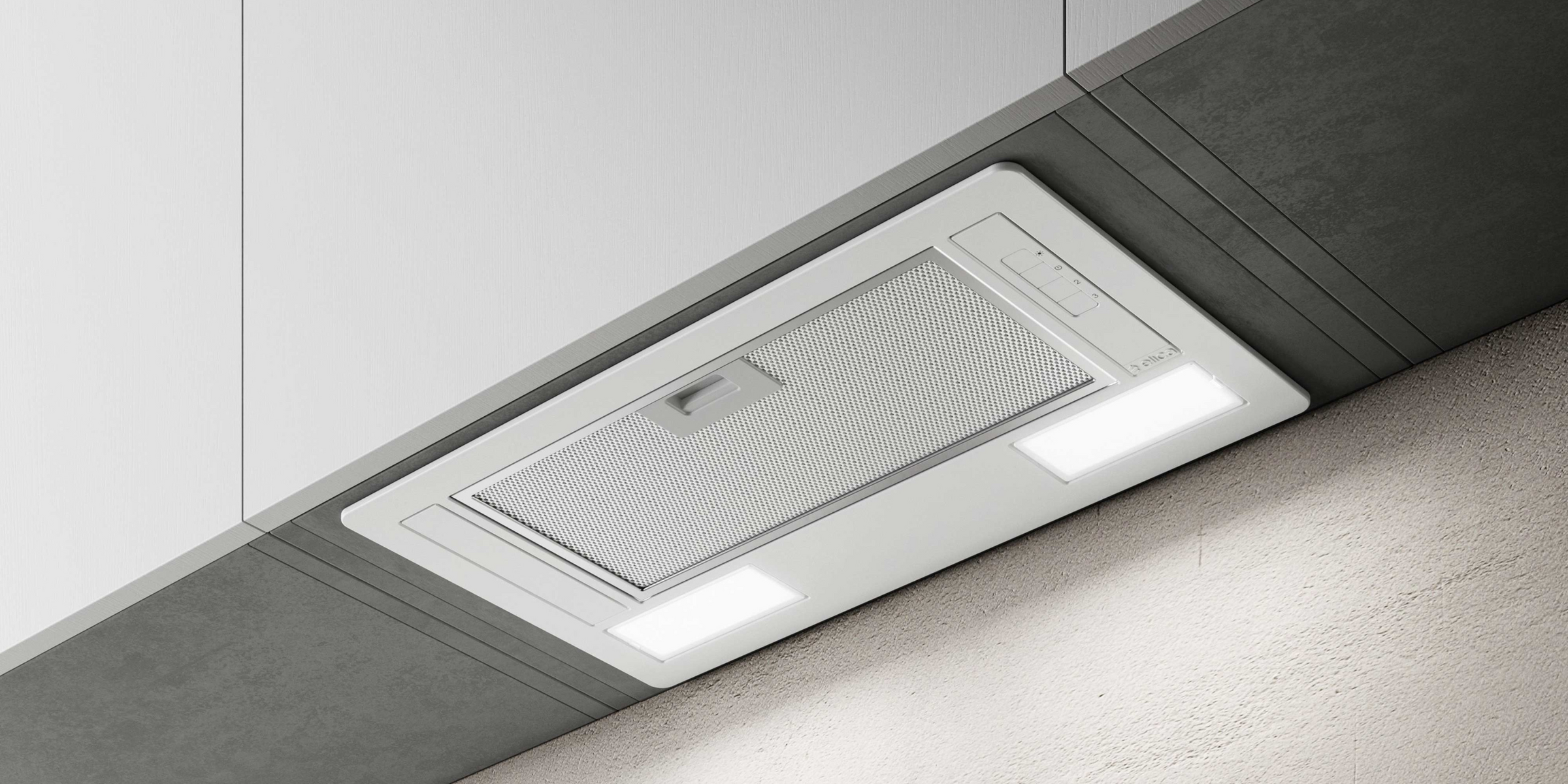 Hotte cuisine Elica encastrable ERA C blanc 60 cm