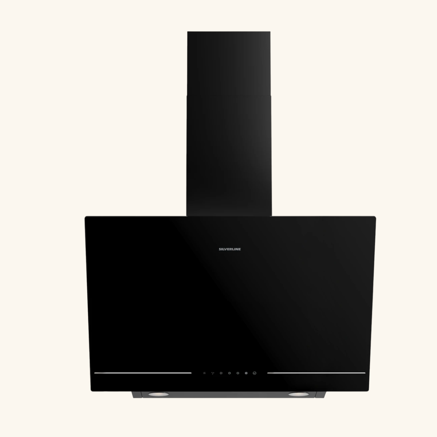 Hotte cuisine murale Silverline EVORA noire connectée 90 cm