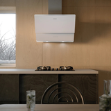 Hotte cuisine murale Silverline FARO blanc 90 cm