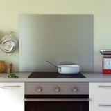 Crédence cuisine fond de hotte Inox - l 60 x H 70 cm