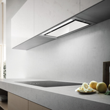 Hotte cuisine Elica encastrable HIDDEN 2.0 verre blanc 80 cm