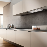 Hotte cuisine Elica encastrable HIDDEN 2.0 verre blanc 80 cm