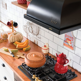 Hotte vintage murale Silverline HORIS noir mat 60 cm