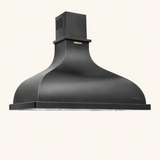 Hotte vintage murale Silverline HORIS noir métallisé 90 cm