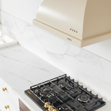 Hotte vintage murale Silverline HORIS beige 60 cm