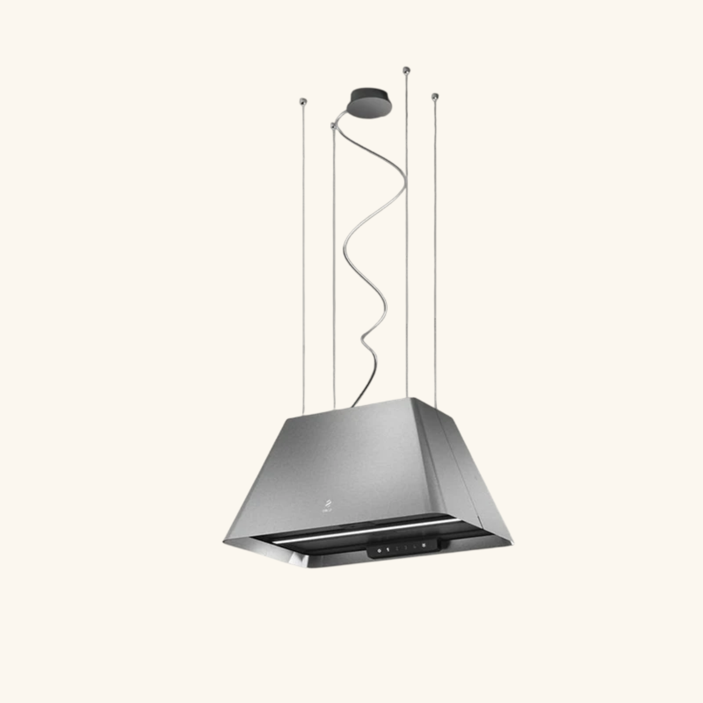 Hotte cuisine Elica îlot IKONA LIGHT inox 60cm