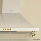 Hotte vintage murale Silverline OSIRIS blanc mat 60 cm