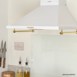 Hotte vintage murale Silverline OSIRIS blanc mat 60 cm