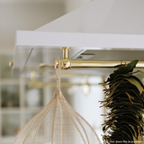 Hotte vintage murale Silverline OSIRIS blanc mat 90 cm