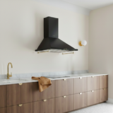 Hotte vintage murale Silverline OSIRIS noir 90 cm