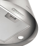 Hotte cuisine Elica suspendue acier inox JUNO 50 cm - Nouvelle version